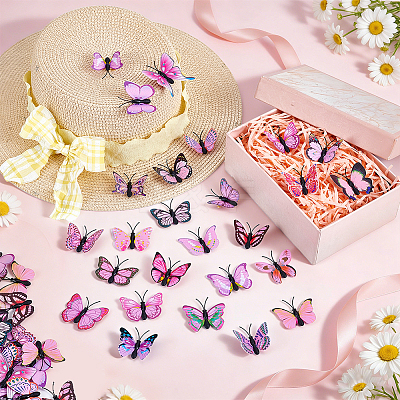 100Pcs PVC Brooches JEWB-UN0001-12B-1