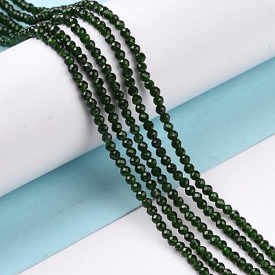 Synthetic Green Goldstone Beads Strands G-E591-07A-1