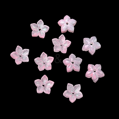 Dyed & Heated Glass Bead Caps GLAA-Z019-02A-1