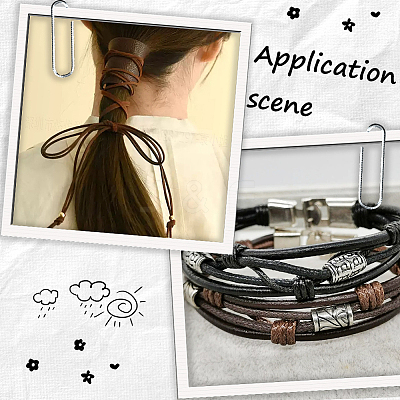 1 Roll Cowhide Leather Jewelry Cord WL-CL0001-03B-01-1