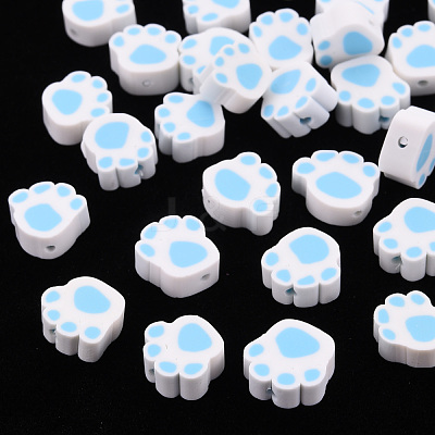 Handmade Polymer Clay Beads X-CLAY-N011-008C-1