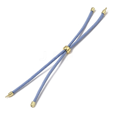 3MM Adjustable Round Nylon Braided Cord Bracelet Making FB-CBAA152-04G-30-1