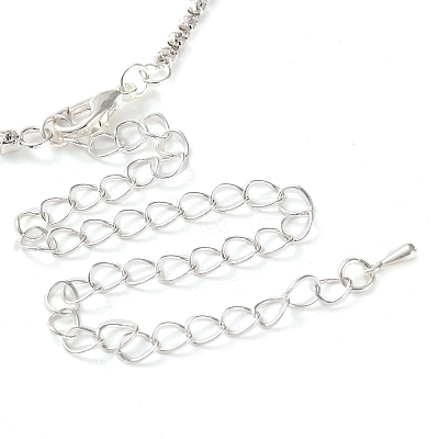Horse Eye Alloy Rhinestone Necklaces & Stud Earring Sets for Women SJEW-U001-01P-06-1