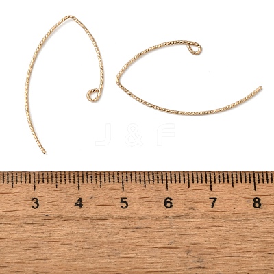 925 Sterling Silver Marquise Ear Wire EJEW-NH0003-01G-1