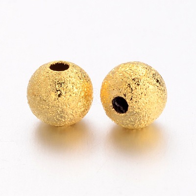 Brass Textured Beads EC248-NFG-1