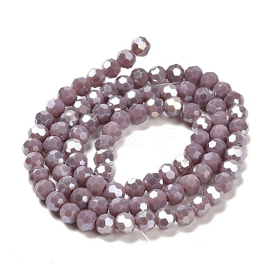 Opaque Glass Beads Stands X-EGLA-A035-P4mm-B11-1
