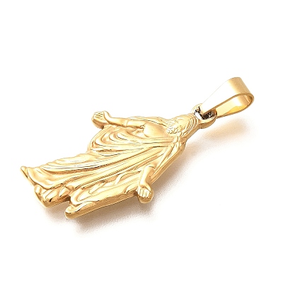 201 Stainless Steel Pendants STAS-Q344-12G-1