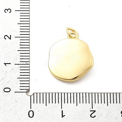Ocean Theme Brass Enamel Pendants KK-Q029-01J-G-1