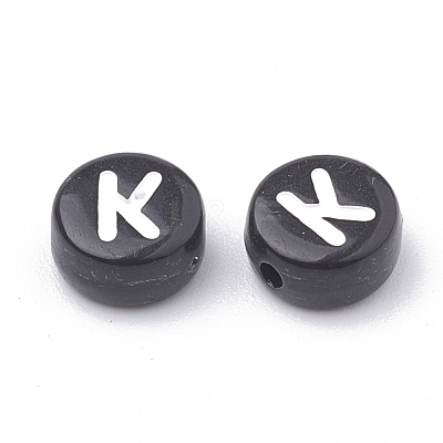 Opaque Acrylic Beads SACR-N002-02K-1