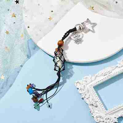 Wish Bottle Pendant Decoration HJEW-JM01808-01-1