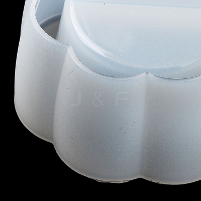 Flower DIY Silicone Candle Cup Molds DIY-P078-06-1