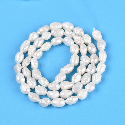 Natural Baroque Keshi Pearl Beads Strands LS-PEAR-N031-01C-1