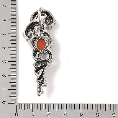 Natural Red Jasper Pendants G-A224-03AS-08-1