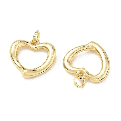 Hollow Brass Pendants KK-D289-31A-G-1