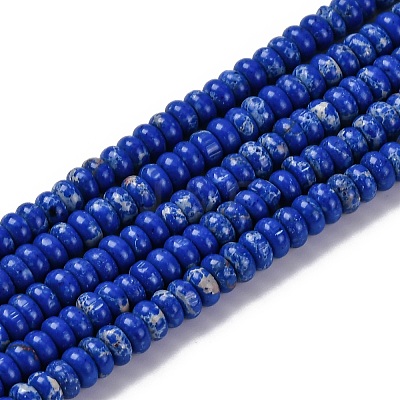 Synthetic Imperial Jasper Dyed Beads Strands G-K343-C39-06-1