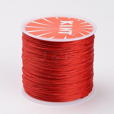 Round Waxed Polyester Cords YC-K002-0.45mm-10-1