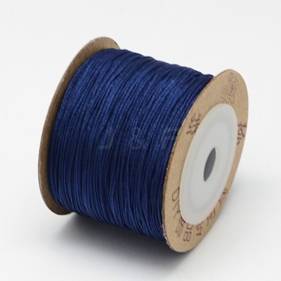 Nylon Braided Cord for Jewelry Making Macrame Craft NWIR-N003-0.6mm-05E-1