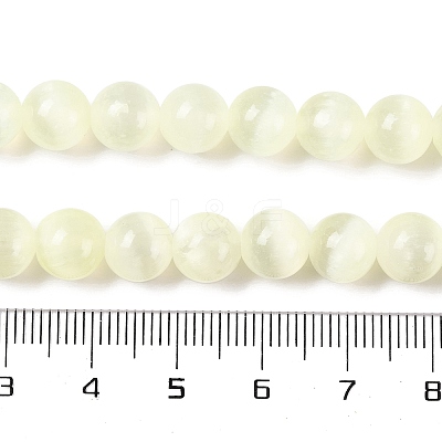 Natural Selenite Beads Strands G-C142-01A-05-1