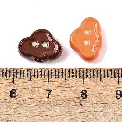 Opaque Acrylic Beads OACR-H057-04-1