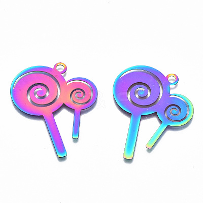 201 Stainless Steel Pendants STAS-T061-10-1