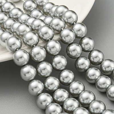 Glass Pearl Beads Strands HY-G002-01E-04-1