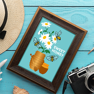Spring Theme Carbon Steel Cutting Dies Stencils DIY-WH0309-996-1