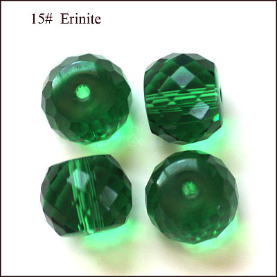 Imitation Austrian Crystal Beads SWAR-F064-10x8mm-15-1