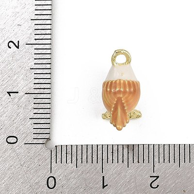 Alloy Enamel Charms FIND-I052-03G-02-1