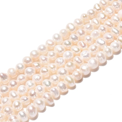 Natural Cultured Freshwater Pearl Beads Strands PEAR-N013-04H-1