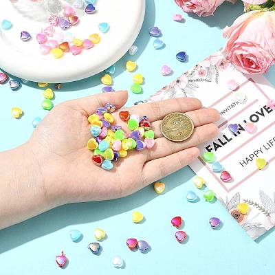 200Pcs ABS Plastic Beads KY-FS0001-43B-1