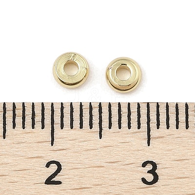 Rack Plating Brass Spacer Beads KK-A235-02G-02-1