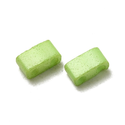 2-Hole Baking Paint Glass Seed Beads SEED-S023-17B-44-1