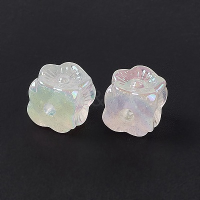 Opaque Acrylic Beads OACR-E004-22-1