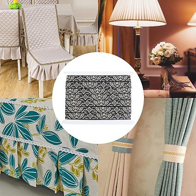 Ethnic Style Embroidery Polycotton Ribbons OCOR-WH0066-22A-1