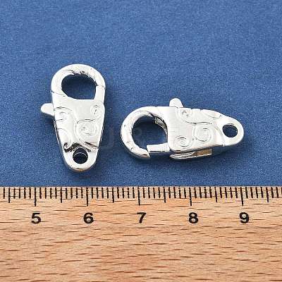 Brass Lobster Claw Clasps KK-R216-18C-S-1