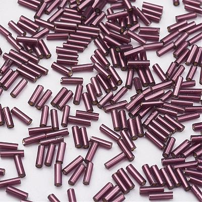 Glass Bugle Beads SEED-E001-9mm-57-1