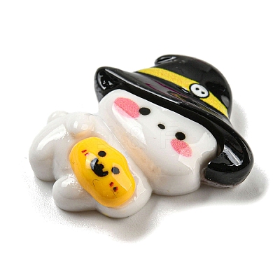 Halloween Theme Opaque Resin Decoden Cabochons RESI-E057-01I-1