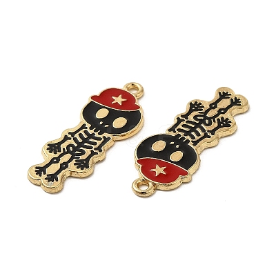 Alloy Enamel Pendants ENAM-G211-02G-01-1