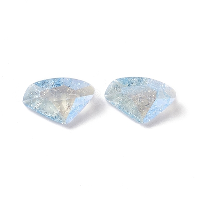 Crackle Moonlight Style K9 Glass Rhinestone Cabochons RGLA-J022-B-IO-1