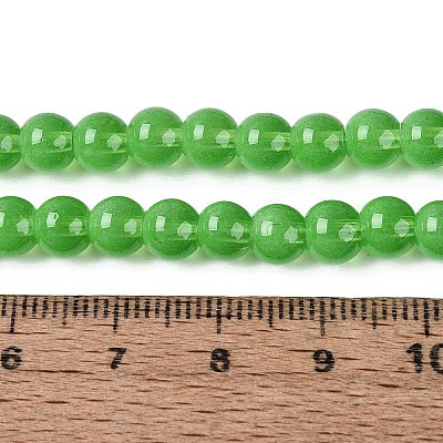 Acrylic Imitation Cat Eye Beads Strands OACR-Q197-01A-08-1