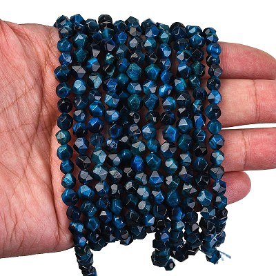 Natural Tiger Eye Beads Strands G-I217-A-01E-1