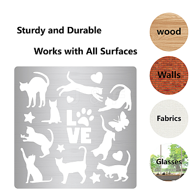 Stainless Steel Cutting Dies Stencils DIY-WH0238-142-1