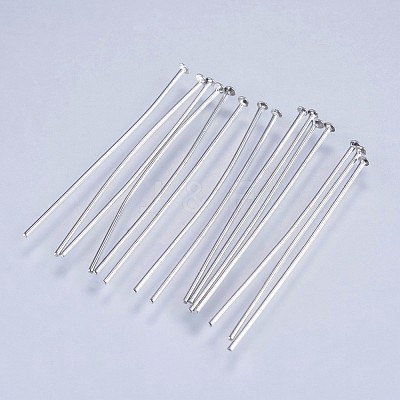 Tarnish Resistant 304 Stainless Steel Flat Head Pins STAS-F145-07P-0.6x30mm-1