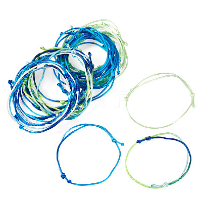 32Pcs 4 Colors Nylon Thread Bracelets Making BJEW-TAC0068-1