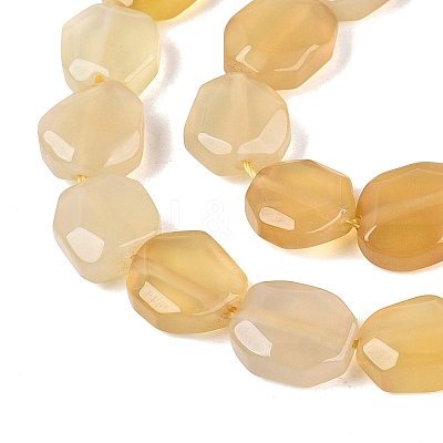 Dyed & Heated Natural Agate Beads Strands G-N359-15A-06-1