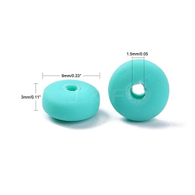 Handmade Polymer Clay Beads Strands CLAY-N008-008G-1