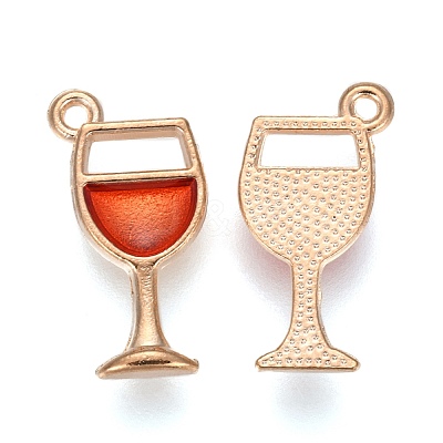 Alloy Enamel Pendants ENAM-G124-06B-1