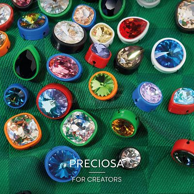 Preciosa® MAXIMA Crystal Round Stones Y-PRC-RBSS10-90350-1