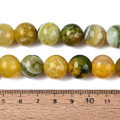 Natural Dragon Veins Agate Beads Strands G-Q606-42B-D02-1