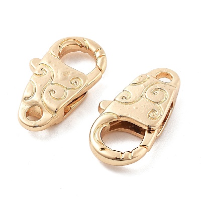 Brass Lobster Claw Clasps KK-R216-18C-KCG-1
